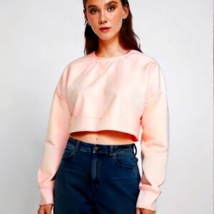 Sweaty Betty cropped long sleeve sweatshirt small